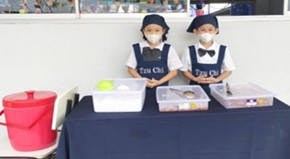 Makan Bersama Vegetarian menuju Generasi Cerdas di SDS Cinta Kasih Tzu Chi