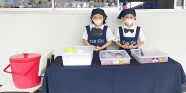 Makan Bersama Vegetarian menuju Generasi Cerdas di SDS Cinta Kasih Tzu Chi