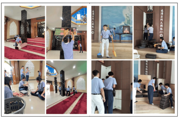 Lakukan Aksi Bersih-Bersih Tempat Ibadah