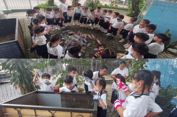 Menanamkan Cinta Lingkungan Sejak Dini : Program Pemilahan Sampah Daur Ulang di TK Cinta Kasih Tzu Chi