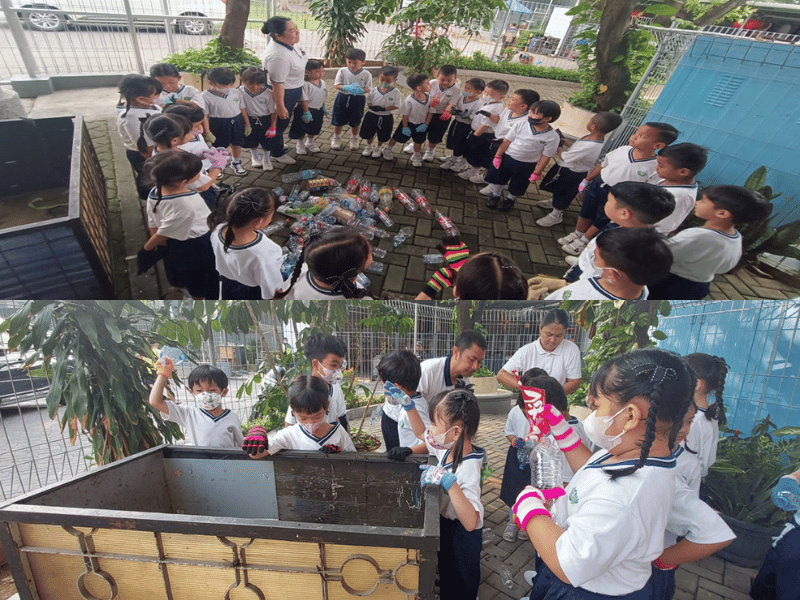 Menanamkan Cinta Lingkungan Sejak Dini : Program Pemilahan Sampah Daur Ulang di TK Cinta Kasih Tzu Chi