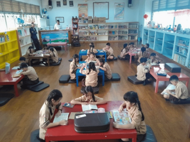 Gemar Membaca Buku Siswa Sekolah Dasar Cinta Kasih Tzu Chi