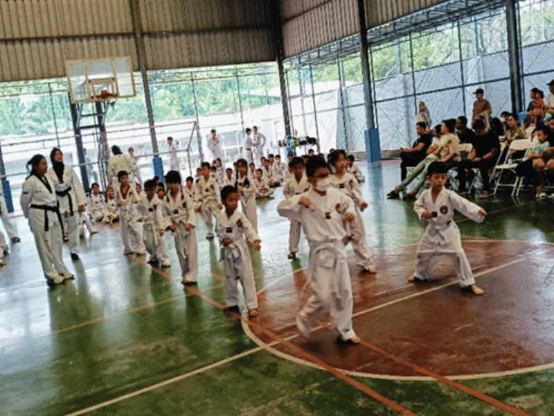 Ujian Taekwondo di Sekolah Cinta Kasih: Membentuk Karakter Ksatria Sejak Dini