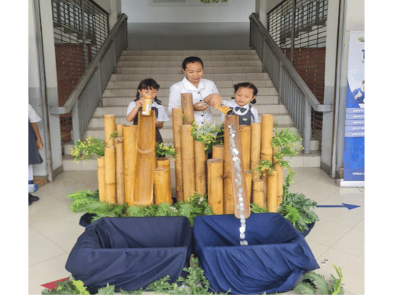 Wujudkan Kepedulian Terhadap Sesama dengan Penuangan Celengan Bambu