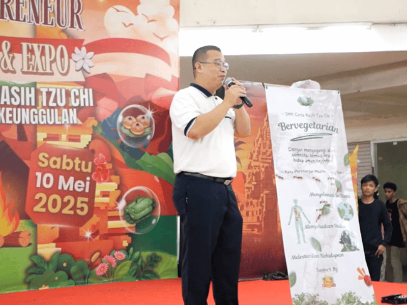 Sosialisasi Vegetarian di Mall Taman Palem