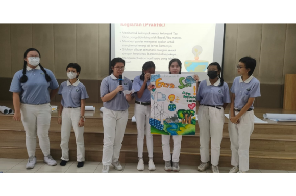 “Hemat Energi, Selamatkan Bumi” Tzu Shao SMP Cinta Kasih Tzu Chi