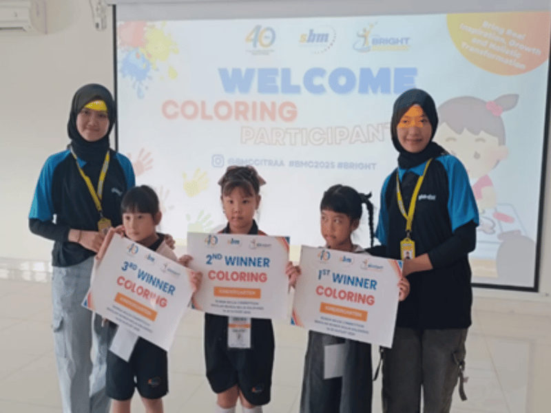 Prestasi Membanggakan: Kalea Meraih Juara 1 dalam Lomba Mewarnai Tingkat TK di Sekolah Bunda Mulia Kalideres