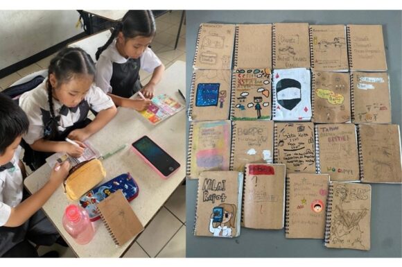 PEMBIASAAN LITERASI KELAS 3C MELALUI PROJEK KOMIK DAN CERITA MINI