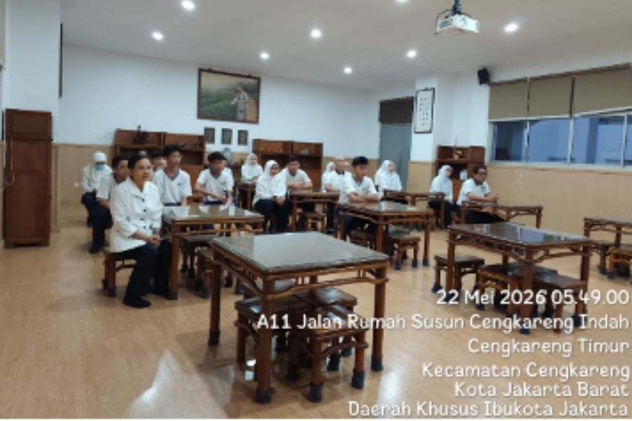 Semangat mengikuti Xun Fa Xiang di Sekolah Cinta Kasih Tzu Chi